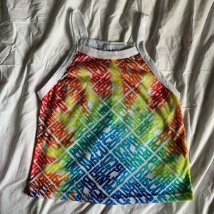 Panic! At The Disco, tie dye, cropped, tank top